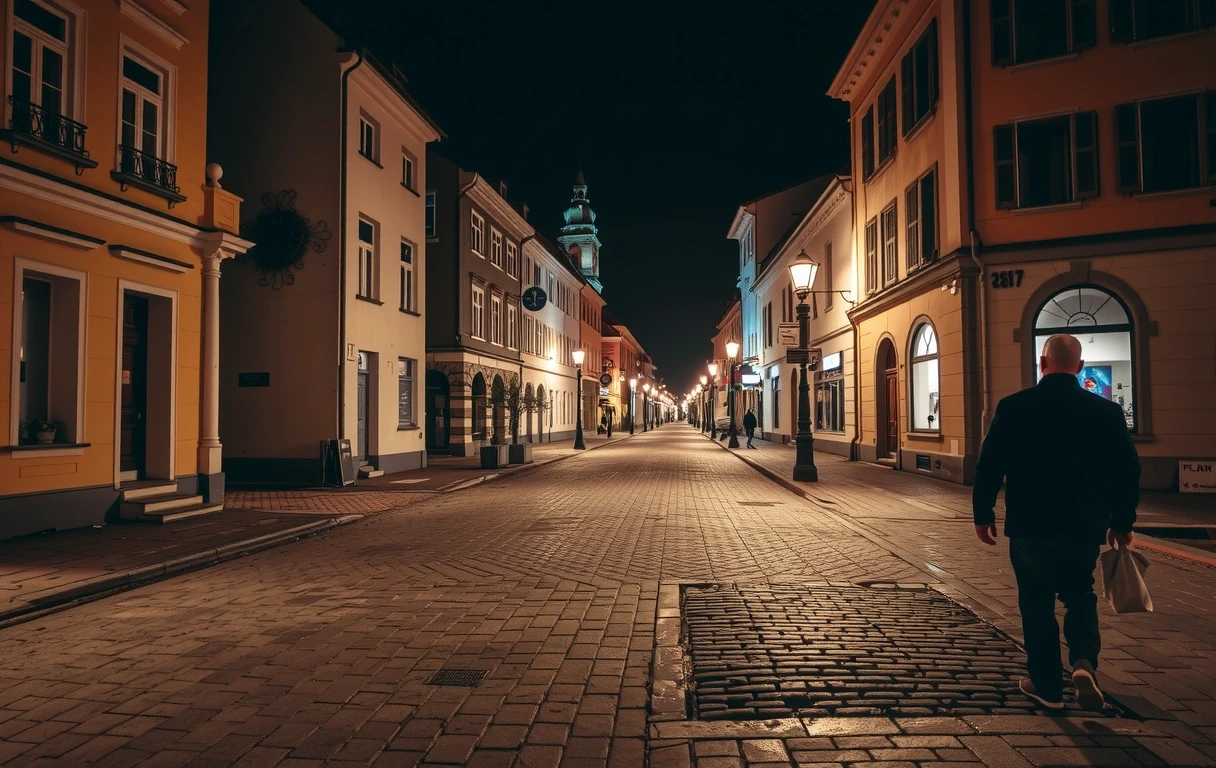 Nočná atmosféra Trnavy